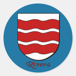 Rivera Family Shield Stickers