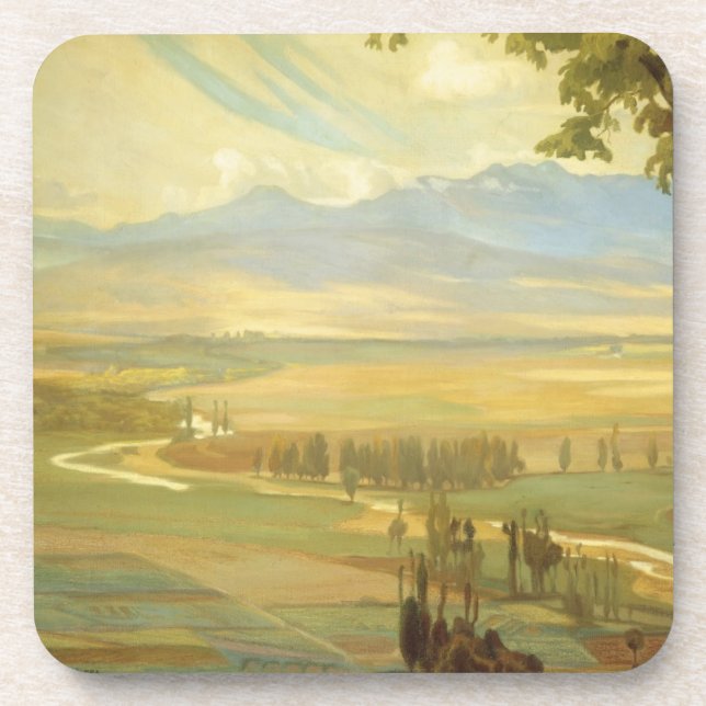 Rivera’s “Avila Morning” coasters (Front)