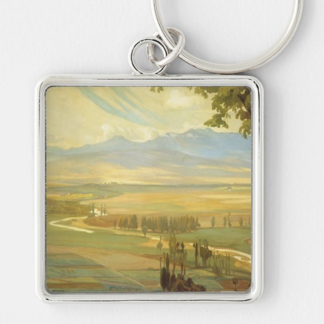 Rivera’s “Avila Morning” key chain (Front)