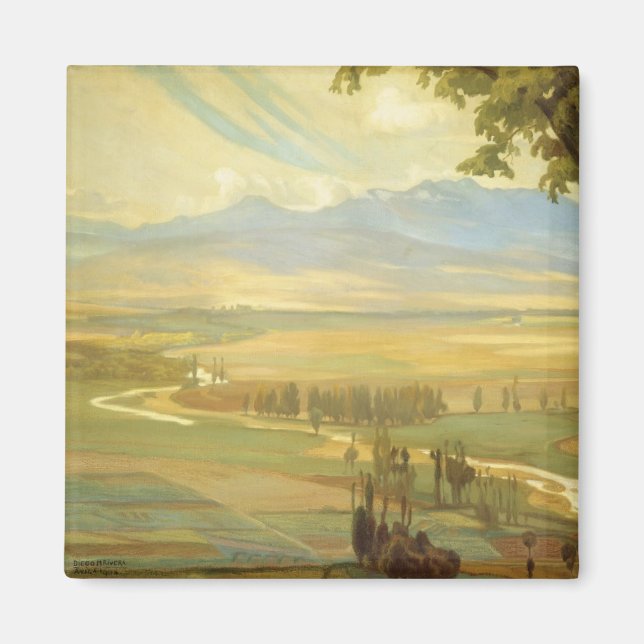 Rivera’s “Avila Morning” magnet (Front)