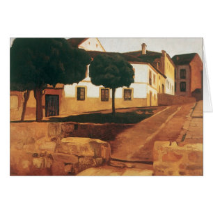 Rivera’s “Street in Avila” postcard