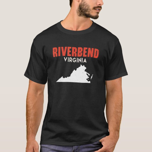 Riverbend Washington USA State America Travel Wash T-Shirt (Front)