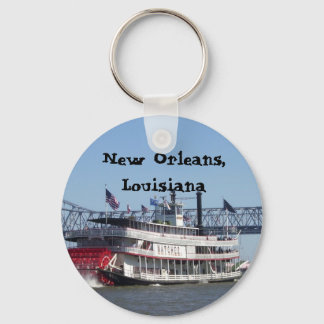 Riverboat in New Orleans Key Ring