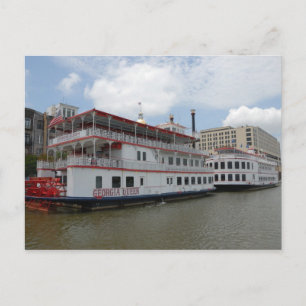 Riverboats Postcard