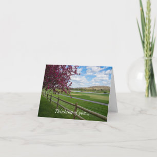 Rivercut In Spring Thinking Of You Card