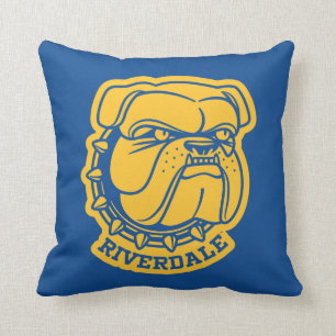 Riverdale Bulldog Head Cushion