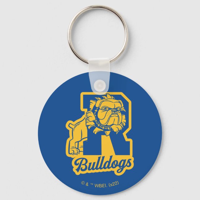 Riverdale Bulldogs Letterman Key Ring (Front)