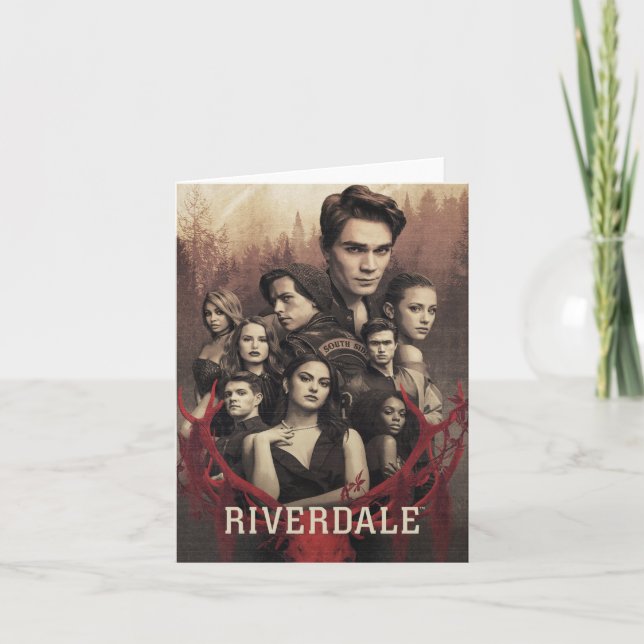 Riverdale Deer Skull Poster Note Card (Front)
