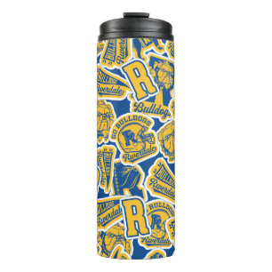 Riverdale Football and Cheer Pattern Thermal Tumbler
