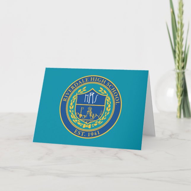 Riverdale High School Seal Card (Front)