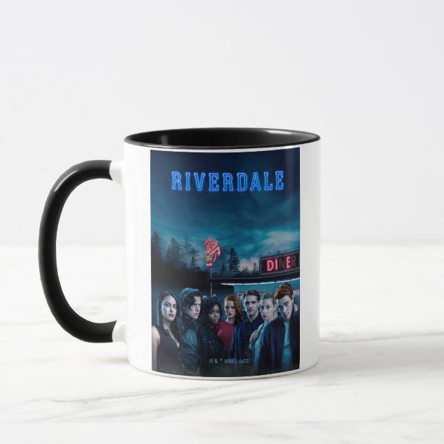 Riverdale Outside Pop's Diner Poster Mug (Left)