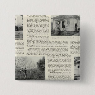 Riverdale Prune Orchard, California 15 Cm Square Badge