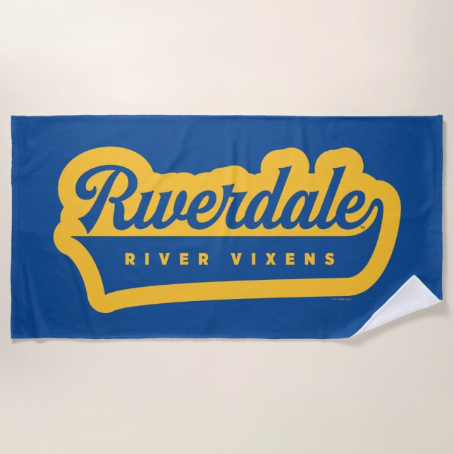 Riverdale River Vixens Logo Beach Towel (Front)