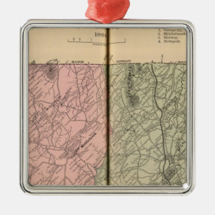 Riverheads, Augusta County Metal Ornament