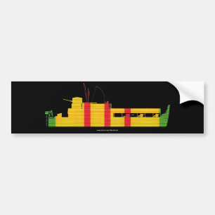 Riverine Inf. ATC  on VSM Ribbon Bumper Sticker