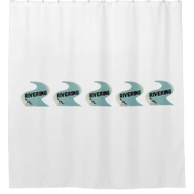 Rivering Shower Curtain (Front)