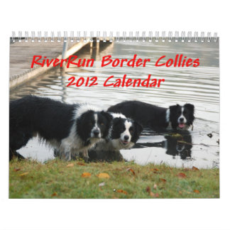 RiverRun Border Collies 2012 Calendar