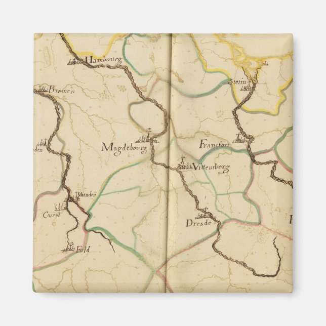 Rivers and Valleys of Germany Magnet (Front)