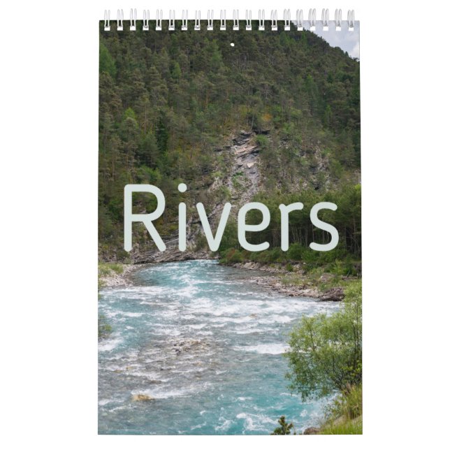 Rivers Collection Wall Calendar (Cover)