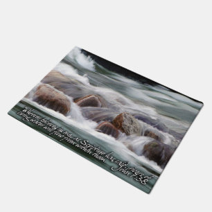 Rivers of Living Waters Inspirational Doormat