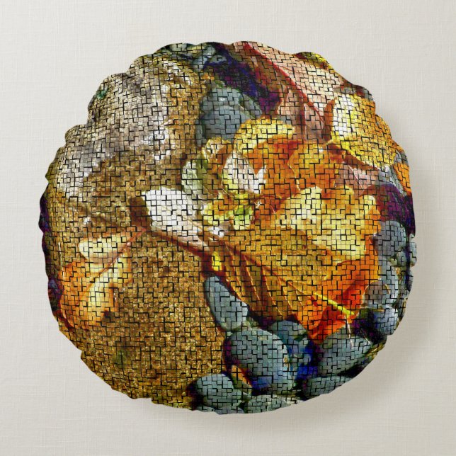 RIVERS ROUND CUSHION (Front)