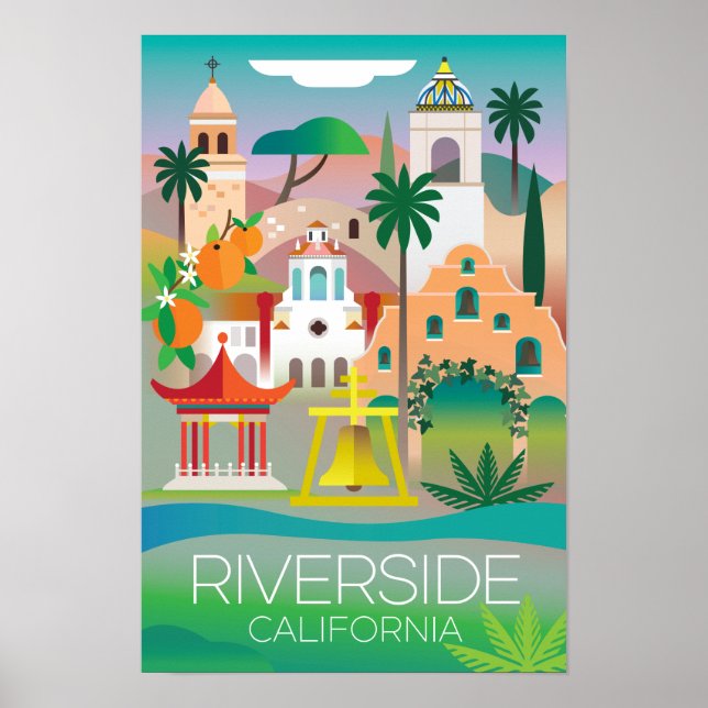 Riversdie, California Print (Front)