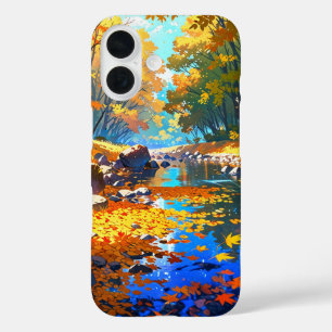 Riverside Autumn Calm iPhone 16 Case