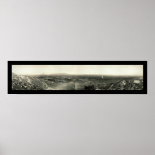 Riverside CA Panorama Photo 1907 Poster