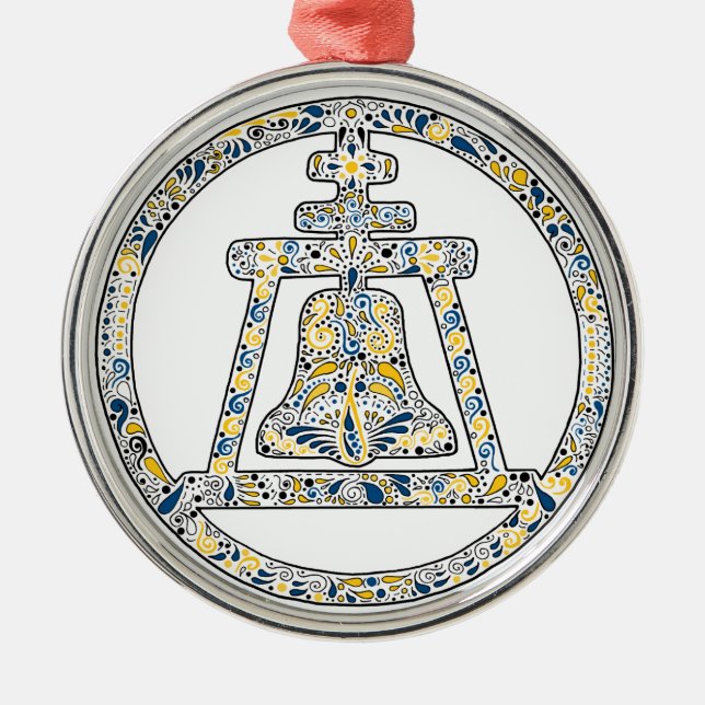 Riverside, California - A Tribute Metal Tree Decoration (Front)