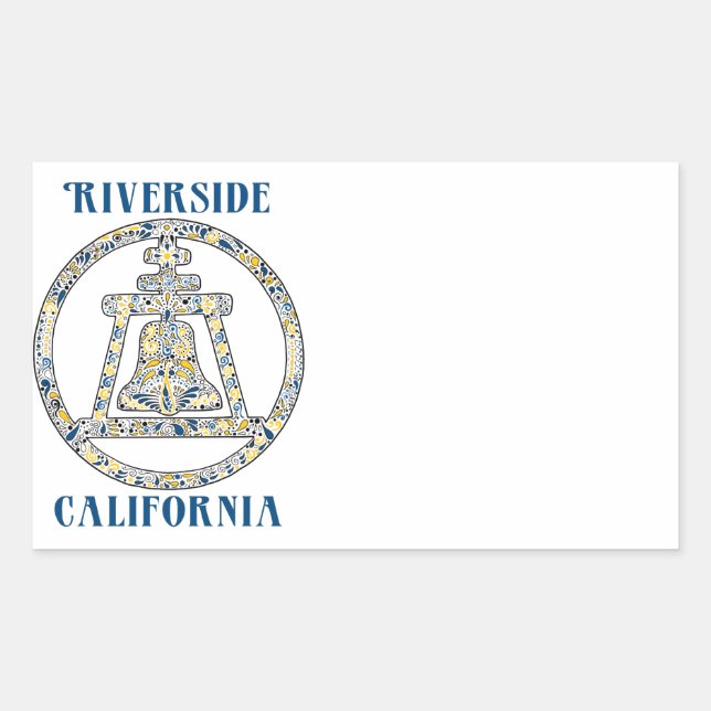 Riverside, California - A Tribute Rectangular Sticker (Front)