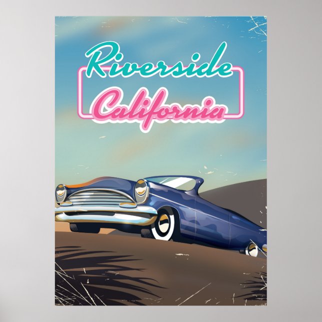 Riverside California travel poster (Front)