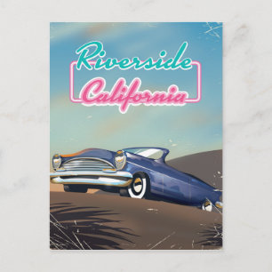 Riverside California travel poster Postcard