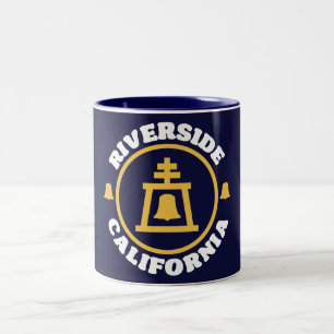 Riverside,California Two-Tone Coffee Mug