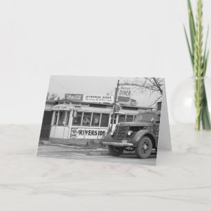Riverside Diner, 1941 Card