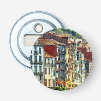 Riverside panorama of Porto city in Portugal Bottle Opener