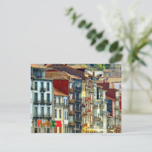 Riverside panorama of Porto city in Portugal Postcard