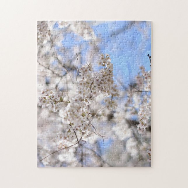 Riverside Park Spring Cherry Blossoms New York NYC Jigsaw Puzzle (Vertical)