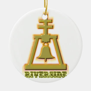 Riverside Raincross Ceramic Tree Decoration