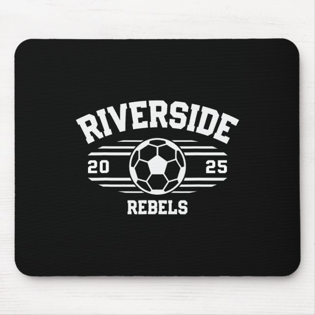 Riverside Rebels Soccer Byll 2025  Mouse Pad (Front)