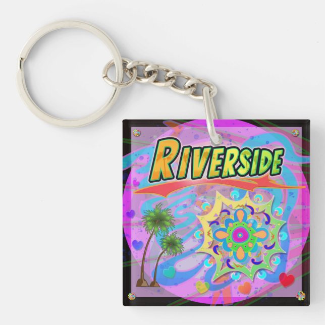 Riverside True Progress Keychain (Front)
