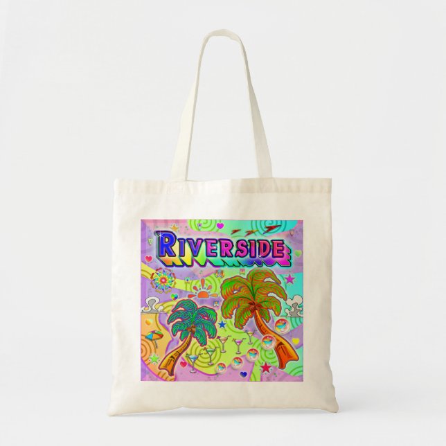 Riverside Vacation Target Tote Bag (Front)