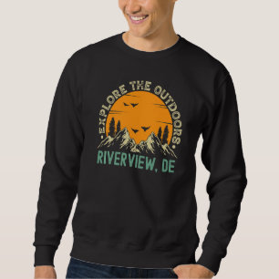Riverview, Delaware - Explore The Outdoors Premium Sweatshirt