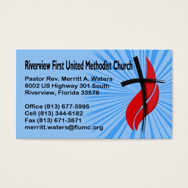 Riverview First UMC Pastor Rev. (Front)