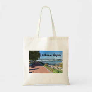 Riverwalk Landing in Yorktown Virginia Tote Bag