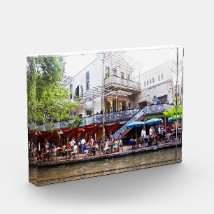 Riverwalk Restaurant Acrylic Block