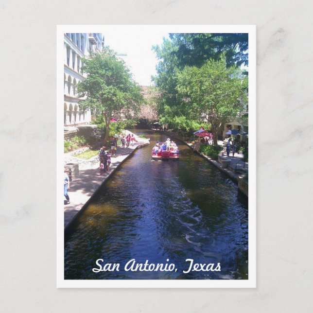 Riverwalk, San Antonio Postcard (Front)