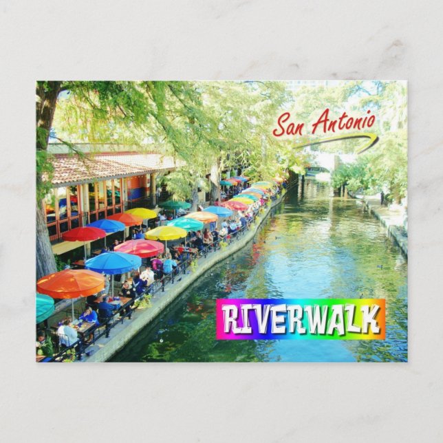 Riverwalk, San Antonio, Texas Postcard (Front)