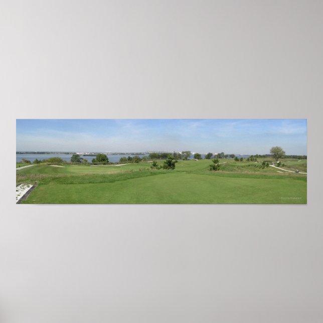 RiverWinds Golf Course Panoramic P... Poster (Front)