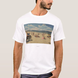 Riviera Beach, Florida - Sunbathers on Beach T-Shirt