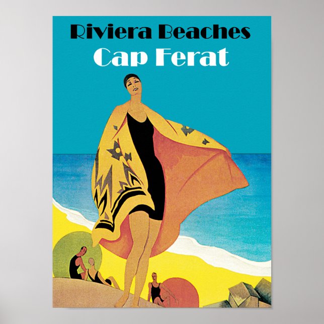 Riviera Beaches ~ Cap Ferat Poster (Front)